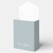 Ballotins Ballotin de Merci Mariage Bleu Script classique (Ouvert)