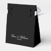 Ballotins Ballotin de Merci Mariage noir classique (Arrière)