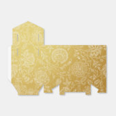 Ballotins Ballotin de modèle Floral Or & Blanc (Déplié)