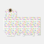 Ballotins Ballotin de monogramme Polka-Dot classique (Déplié)