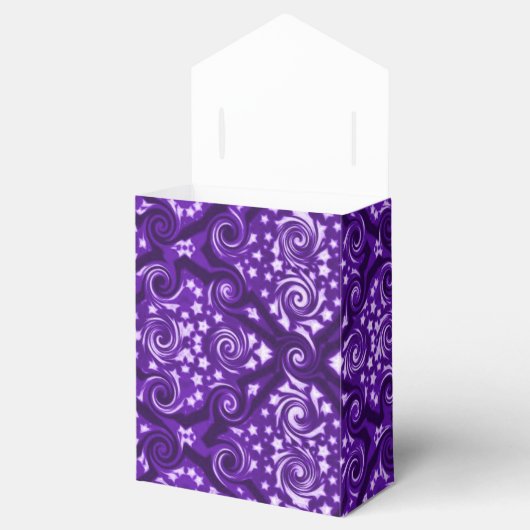 Ballotins Ballotin de Motif de d'étoiles pourpres (Ouvert)