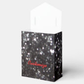 Ballotins Ballotin de Motif de Parties scintillant noir et r (Ouvert)