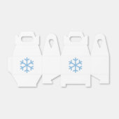 Ballotins Ballotin de Noël Blue Snowflake (Déplié)