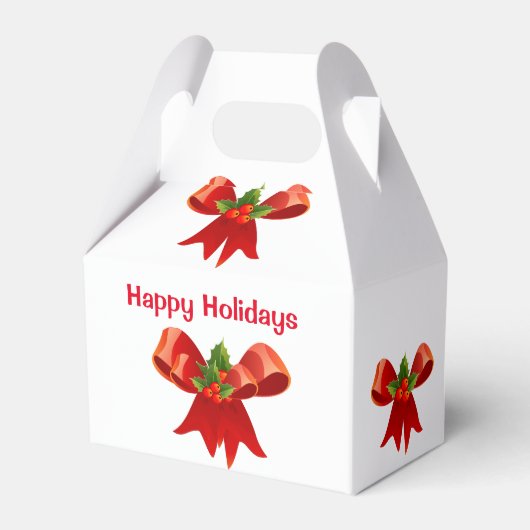 Ballotins Ballotin de Noël Red Bow (Arrière)