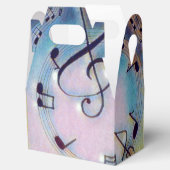 Ballotins Ballotin de note de musique arc-en-ciel (Ouvert)