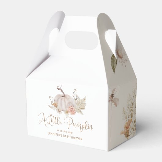Ballotins Ballotin de papier citrouille Boho Fall (Verso)