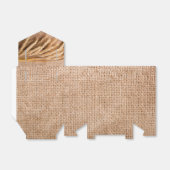 Ballotins Ballotin de papier de tente Blé sur Burlap Sack Co (Déplié)