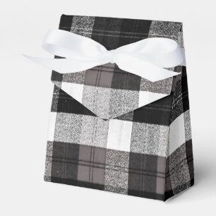 Ballotins Ballotin de papier tentes Xmas Baffalo plaqué noir