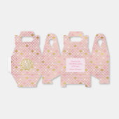 Ballotins Ballotin de sirène rose et or (Déplié)