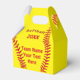 Ballotins Ballotin de softball personnalisé VOTRE TEXTE, COU