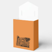 Ballotins Ballotin de style Tente Orange Oregon (Ouvert)