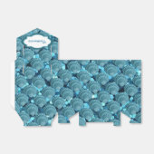 Ballotins Ballotin de tente turquoise Sparkell Seashell (Déplié)