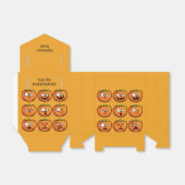 Ballotins Ballotin de texte personnalisé Citrouille Hallowee (Déplié)