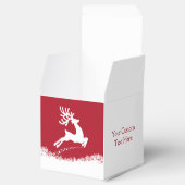 Ballotins Ballotin de texte personnalisé Jumping Reindeer (Ouvert)
