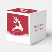 Ballotins Ballotin de texte personnalisé Jumping Reindeer (Arrière)