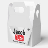 Ballotins Ballotin de tube Anniversaire (Ouvert)