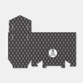 Ballotins Ballotin des crânes d'Halloween noir et blanc (Déplié)