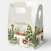 Ballotins Ballotin des pins de la Maison Rouge de Noël (Ouvert)