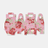 Ballotins Ballotin d'impression classique rouge rose et blan (Déplié)