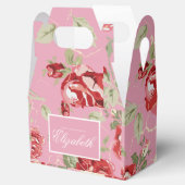 Ballotins Ballotin d'impression classique rouge rose et blan (Ouvert)