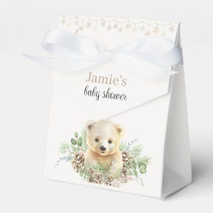 Ballotins Ballotin du Baby shower d'hiver de l'ours polaire
