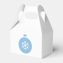 Ballotin du bal de Noël bleu