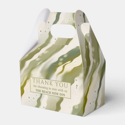 Ballotins Ballotin du Merci d'art vert Abstrait d'algues (Verso)