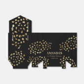 Ballotins Ballotin Empreinte de léopard noir et or (Déplié)