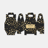 Ballotins Ballotin Empreinte de léopard noir et or (Déplié)