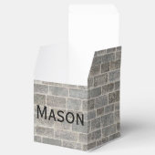 Ballotins Ballotin en brique gris traditionnel (Ouvert)