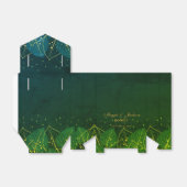 Ballotins Ballotin Feuille Vert et Or Delicate (Déplié)