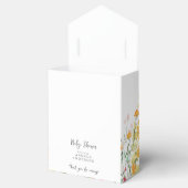 Ballotins Ballotin fleur sauvage Baby shower Merci (Ouvert)