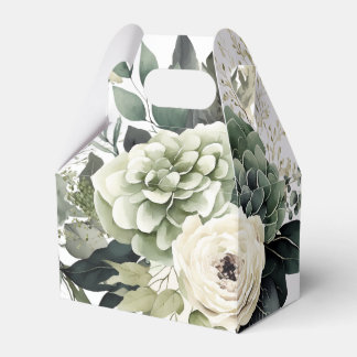 Ballotins Ballotin Fleur vert Sage