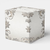 Ballotins Ballotin floral argent or (Arrière)