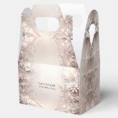 Ballotins Ballotin floral blanc ivoire (Ouvert)