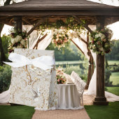 Ballotins Ballotin floral de colibri blanc