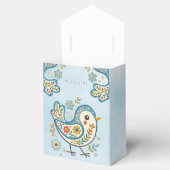 Ballotins Ballotin floral d'oiseaux bleus (Ouvert)