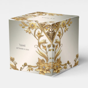 Ballotins Ballotin Floral Feuille Golden Wavy