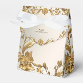 Ballotins Ballotin Floral Feuille Golden Wavy (Verso)