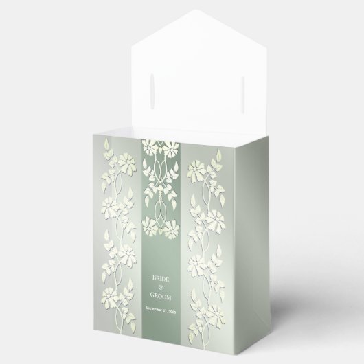 Ballotins Ballotin Floral Jaune Vert (Ouvert)