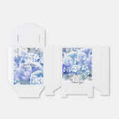 Ballotins Ballotin floral mixte bleu monochrome (Déplié)