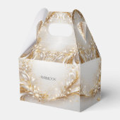 Ballotins Ballotin Floral Or Blanc (Arrière)