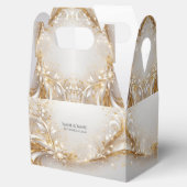 Ballotins Ballotin Floral Or Blanc (Ouvert)