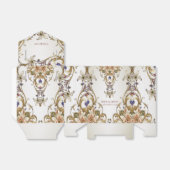 Ballotins Ballotin Floral Or Blanc (Déplié)