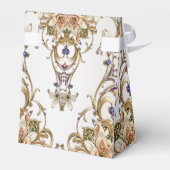 Ballotins Ballotin Floral Or Blanc (Arrière)