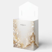 Ballotins Ballotin Floral Or Blanc (Ouvert)