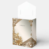 Ballotins Ballotin floral orné d'or moderne (Ouvert)