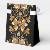 Ballotins Ballotin Floral Orné Noir Or (Arrière)