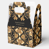 Ballotins Ballotin Floral Orné Noir Or (Ouvert)