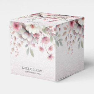 Ballotins Ballotin floral rose blanc moderne